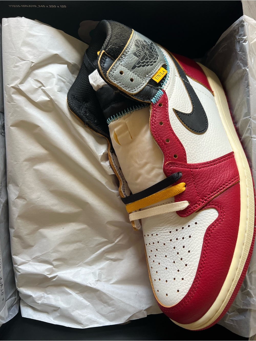 Air Jordan 1 retro union Chicago shoe - Picture 2 of 7